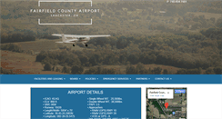 Desktop Screenshot of fairfieldcountyairport.com